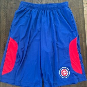 Genuine Merchandise MLB Cubs Blue and Red Athletic Shorts